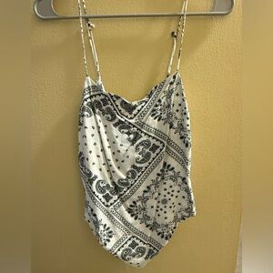 fab'rik Monochrome Paisley Camisole